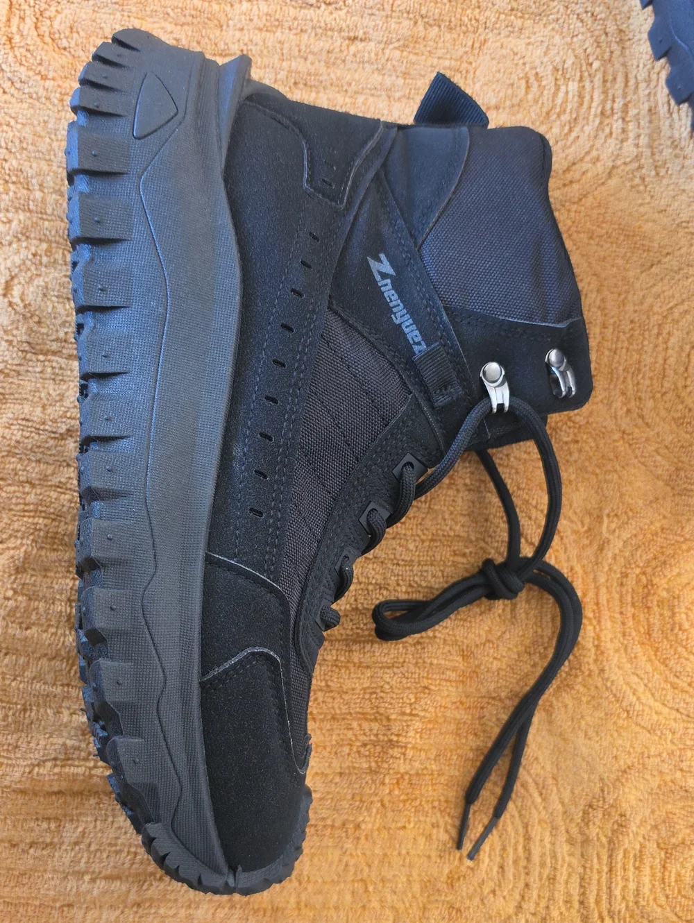 Men's Black Rugged Tactical Boot